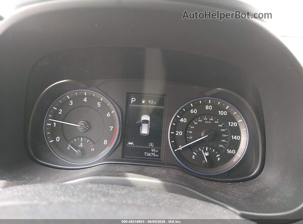KM8K6CAB4PU936677 2023 HYUNDAI KONA Black Vista de los asientos traseros