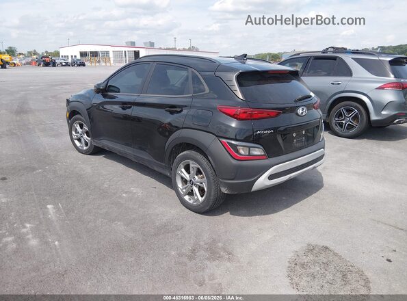 KM8K6CAB4PU936677 2023 HYUNDAI KONA Black Trasero izquierdo