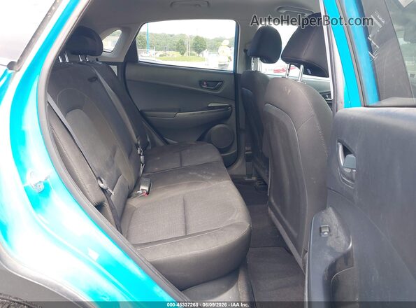 KM8K6CAB5NU807019 2022 HYUNDAI KONA Light Blue Widok naklejki z numerem VIN