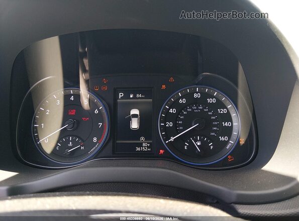 KM8K6CAB7NU902486 2022 HYUNDAI KONA Light Blue Вид задніх сидінь