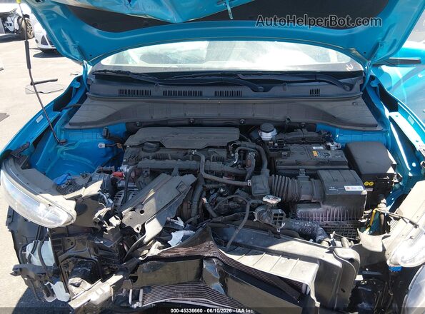 KM8K6CAB7NU902486 2022 HYUNDAI KONA Light Blue Вид ззаду