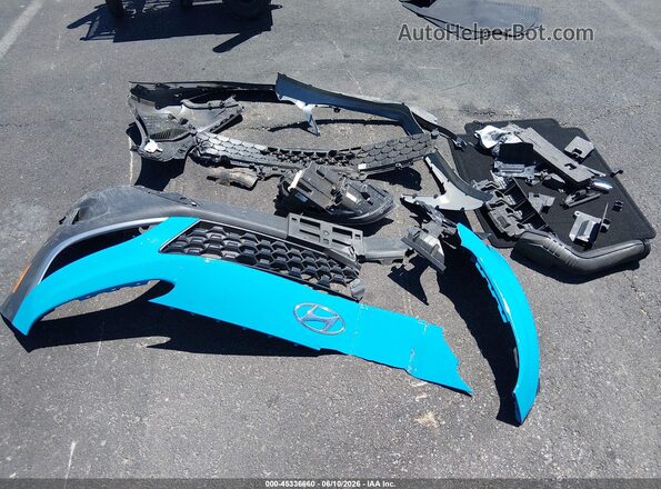 KM8K6CAB7NU902486 2022 HYUNDAI KONA Light Blue Вид щитка приладів