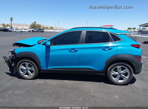 KM8K6CAB7NU902486 2022 HYUNDAI KONA Light Blue 
