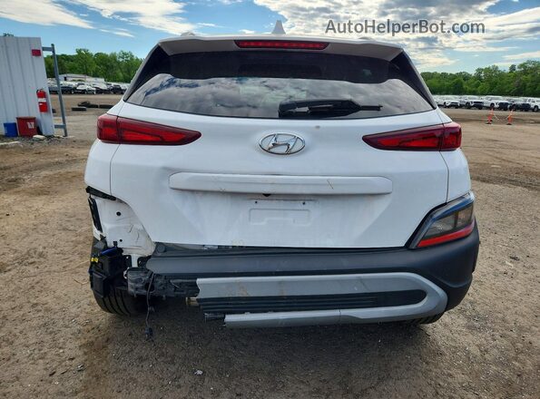 KM8K6CAB8NU761833 2022 HYUNDAI KONA White Rear view