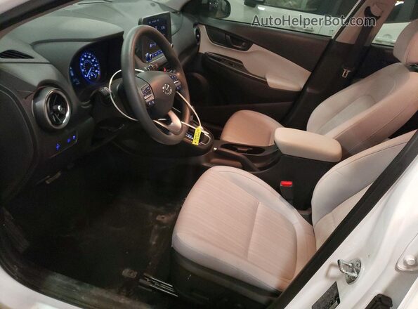 KM8K6CAB9PU981162 2023 HYUNDAI KONA White Սալոնի դիմացի տեսք