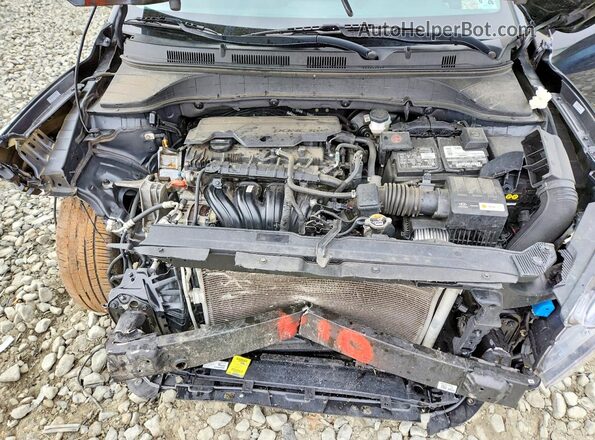 KM8K6CABXNU756441 2022 HYUNDAI KONA Black ძრავის განყოფილების ხედი
