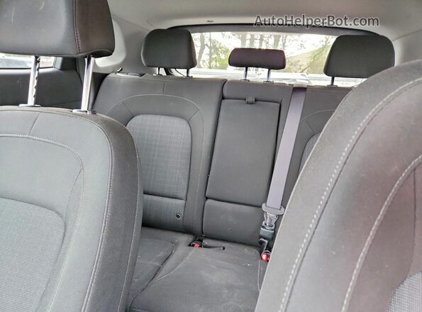 KM8K6CABXNU756441 2022 HYUNDAI KONA Black უკანა სავარძლების ხედი