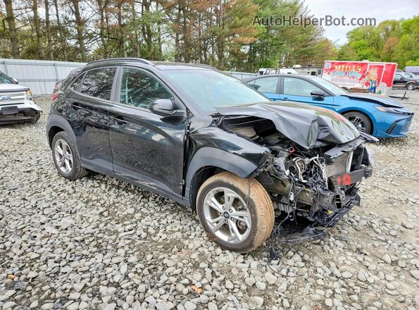 KM8K6CABXNU756441 2022 HYUNDAI KONA Black წინა მარჯვენა