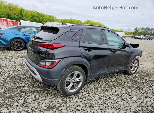 KM8K6CABXNU756441 2022 HYUNDAI KONA Black უკანა მარჯვენა