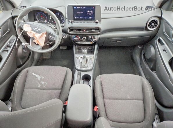 KM8K6CABXNU756441 2022 HYUNDAI KONA Black წინა პანელის ხედი