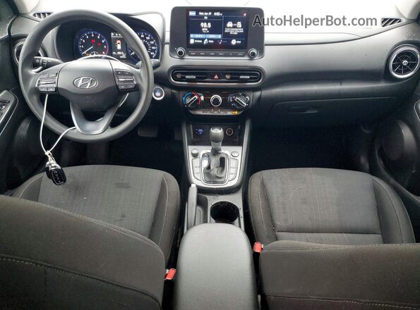 KM8K6CABXPU948087 2023 HYUNDAI KONA White Widok deski rozdzielczej