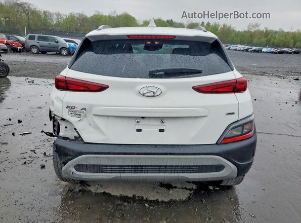 KM8K6CABXPU948087 2023 HYUNDAI KONA White Widok z tyłu