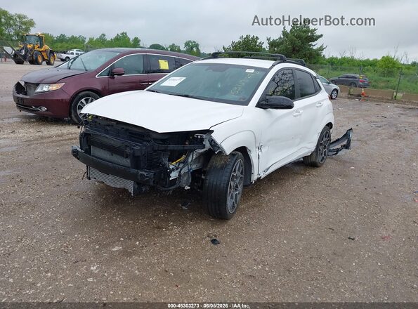 KM8KH3AC3PU005994 2023 HYUNDAI KONA N White Przód lewy