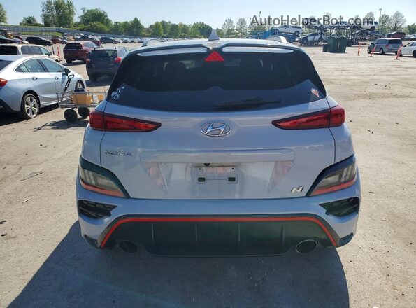 KM8KH3AC6NU001841 2022 HYUNDAI KONA White Vista trasera