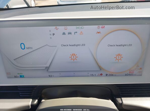 KM8KM4AB9NU096419 2022 HYUNDAI IONIQ 5 Light Blue Вид задних сидений