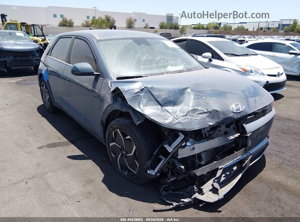 KM8KMDAF4NU084374 2022 HYUNDAI IONIQ 5 Blue Rear interior view