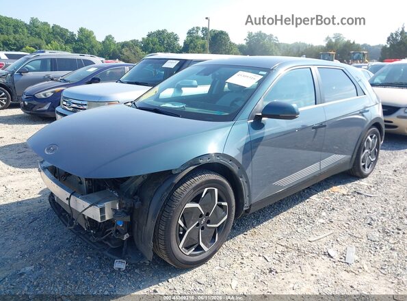 KM8KN4AE6NU073087 2022 HYUNDAI IONIQ 5 Blue Przód lewy