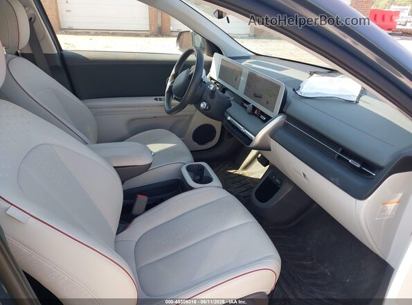 KM8KN4AE6NU073087 2022 HYUNDAI IONIQ 5 Blue Widok wnętrza z przodu