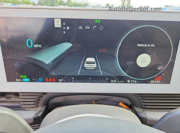 KM8KNDAF3PU169075 2023 HYUNDAI IONIQ Silver Սարքավորումների վահանակի տեսք