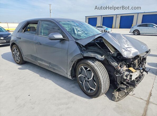 KM8KNDAF4NU056538 2022 HYUNDAI IONIQ Серый Передняя правая четверть