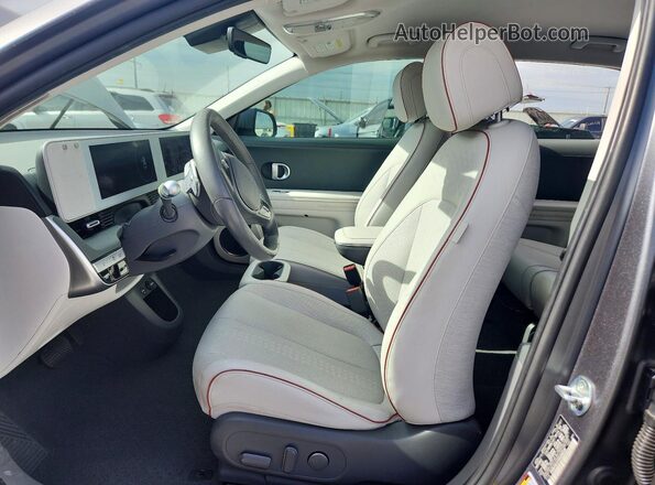 KM8KNDAF4NU056538 2022 HYUNDAI IONIQ Серый Вид салона спереди