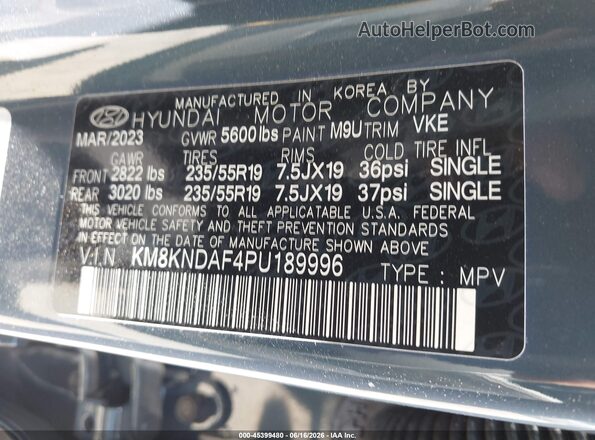KM8KNDAF4PU189996 2023 HYUNDAI IONIQ 5 Blue Widok komory silnika