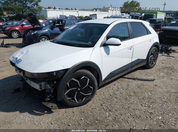 KM8KNDAF6NU103312 2022 HYUNDAI IONIQ 5 White Передня ліва чверть