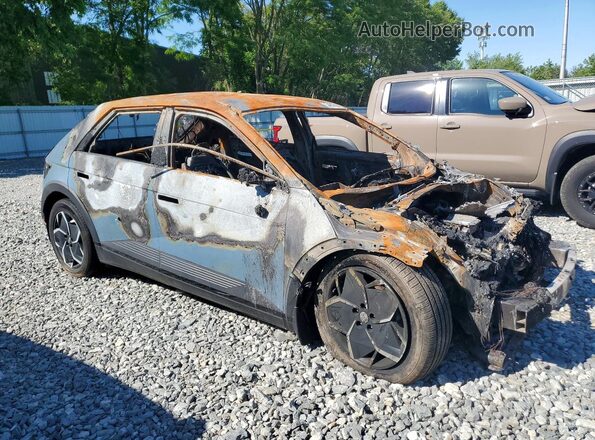 KM8KNDAF6PU203090 2023 HYUNDAI IONIQ Blue Przód prawy
