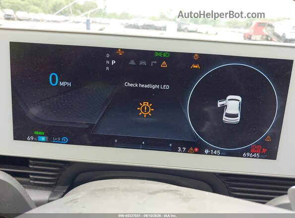 KM8KNDAF7NU103805 2022 HYUNDAI IONIQ 5 Blue Vista de los asientos traseros