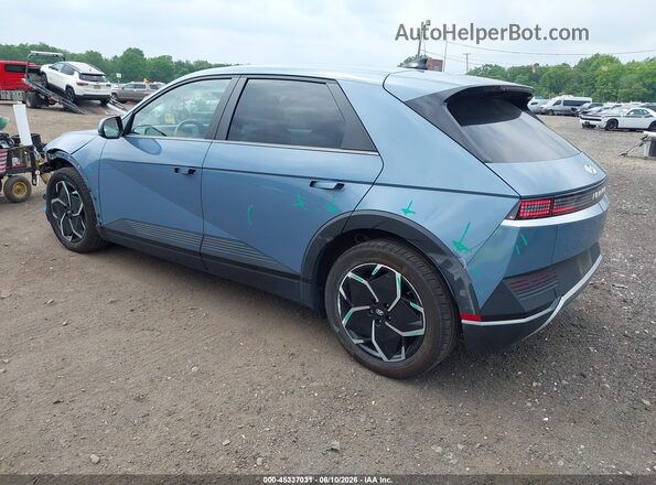 KM8KNDAF7NU103805 2022 HYUNDAI IONIQ 5 Blue Trasero izquierdo