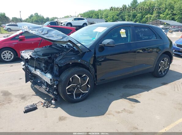 KM8KNDDF1RU335897 2024 HYUNDAI IONIQ 5 Black Առջևի ձախ երեք քառորդ տեսարան