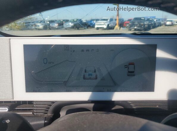 KM8KRDAF0PU217362 2023 HYUNDAI IONIQ Gray Instrument cluster view