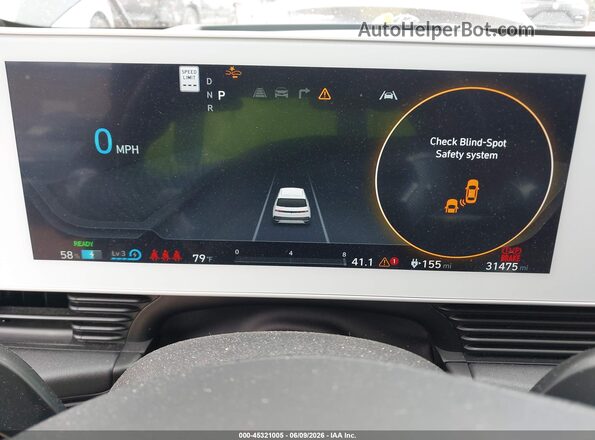 KM8KRDAF6PU218192 2023 HYUNDAI IONIQ 5 Black Հետևի նստատեղերի տեսք