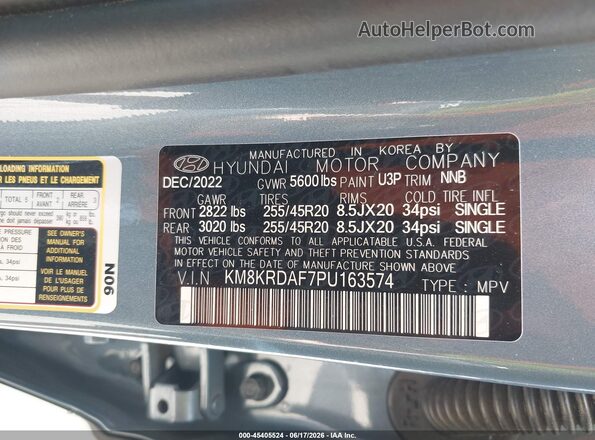 KM8KRDAF7PU163574 2023 HYUNDAI IONIQ 5 Blue Շարժիչի բաժամունքի տեսք