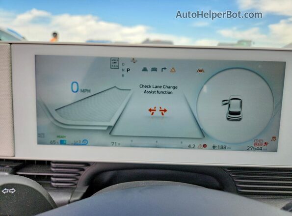 KM8KRDAF9PU197290 2023 HYUNDAI IONIQ Gray Вид щитка приладів