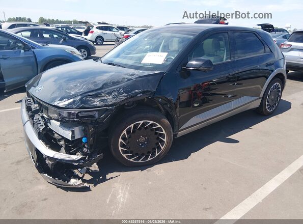 KM8KRDAFXPU166209 2023 HYUNDAI IONIQ 5 Черный Передняя левая четверть