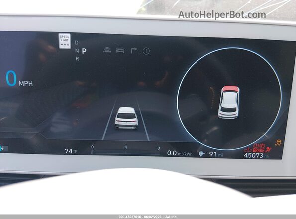 KM8KRDAFXPU166209 2023 HYUNDAI IONIQ 5 Черный Вид задних сидений