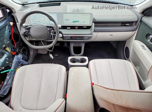 KM8KRDDF6RU252146 2024 HYUNDAI IONIQ Blue წინა პანელის ხედი