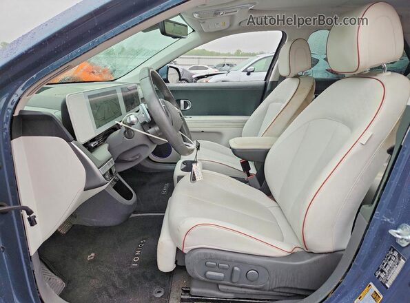 KM8KRDDF6RU252146 2024 HYUNDAI IONIQ Blue წინა სალონის ხედი