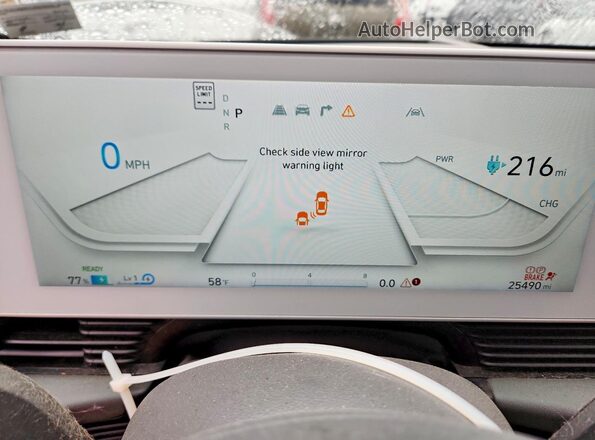 KM8KRDDF6RU252146 2024 HYUNDAI IONIQ Blue ხელსაწყოთა პანელის ხედი