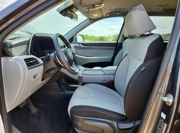 KM8R14HE3LU038696 2020 HYUNDAI PALISADE Gray Widok wnętrza z przodu