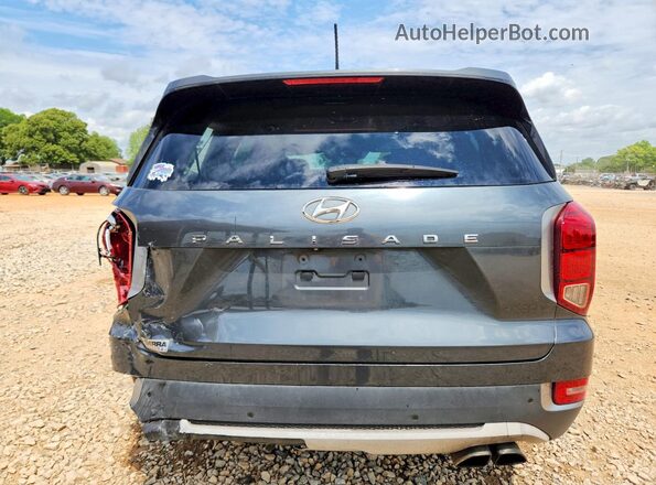 KM8R14HE3LU038696 2020 HYUNDAI PALISADE Gray Widok z tyłu