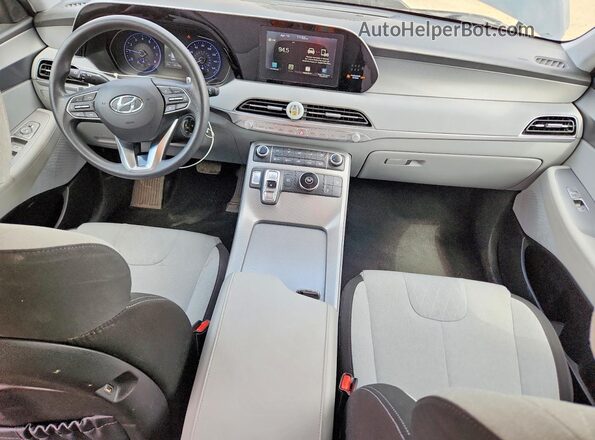 KM8R14HE3LU038696 2020 HYUNDAI PALISADE Gray Widok deski rozdzielczej