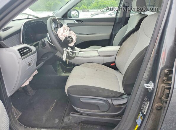KM8R14HE3LU110867 2020 HYUNDAI PALISADE Gray Widok wnętrza z przodu