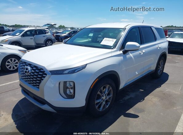 KM8R14HE7LU094446 2020 HYUNDAI PALISADE White Vista tres cuartos delantera izquierda