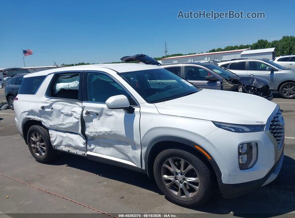 KM8R14HE7LU094446 2020 HYUNDAI PALISADE White Vista interior trasera