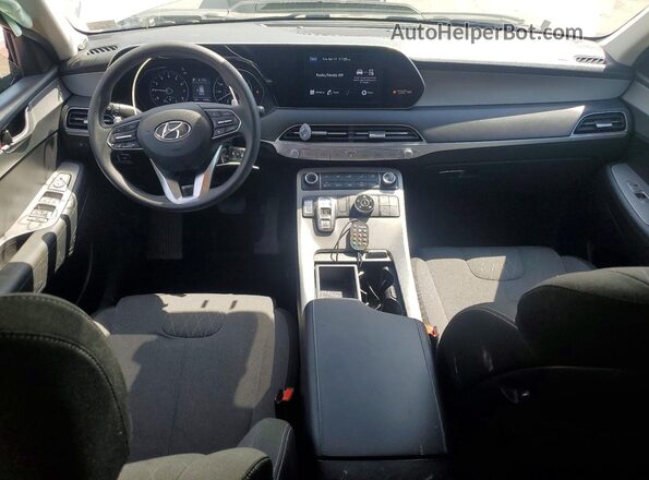 KM8R1DHE2MU295009 2021 HYUNDAI PALISADE White Widok deski rozdzielczej