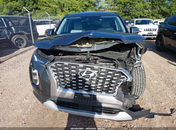 KM8R1DHE2NU453902 2022 HYUNDAI PALISADE Gray Вид задньої частини салону