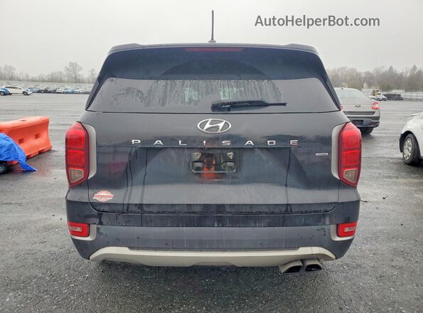 KM8R1DHE3LU072900 2020 HYUNDAI PALISADE Black უკანა ხედი
