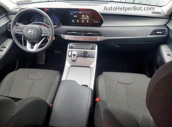 KM8R1DHE3LU072900 2020 HYUNDAI PALISADE Black წინა პანელის ხედი